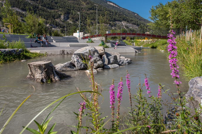 Mühlbach Obere Au recreation area Mühlbach Obere Au recreation area