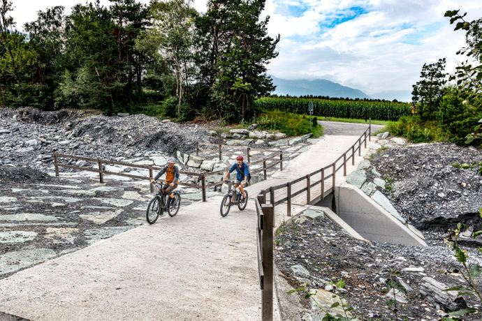 Transition from Maschänser Rüfe Transition from Maschänser Rüfe