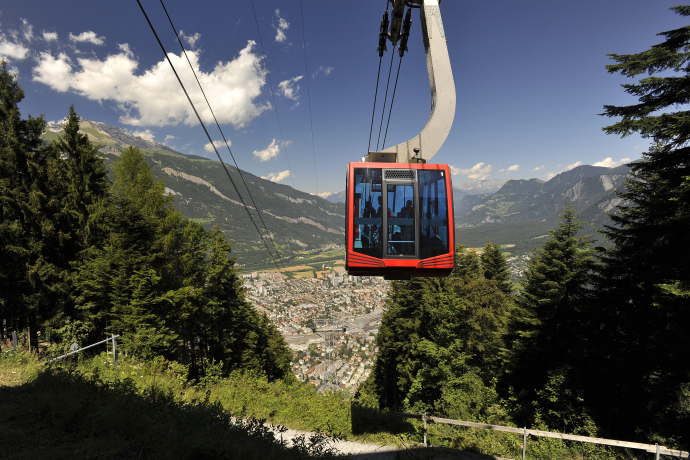 Brambrüesch-Gondel-Blick-auf-Chur