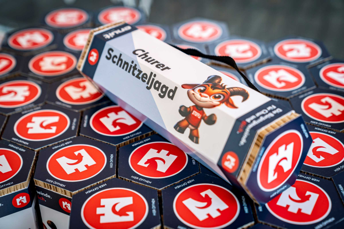 Churer Schnitzeljagd (© Churer Bürgergemeinde) Köcher für Schnitzeljagd